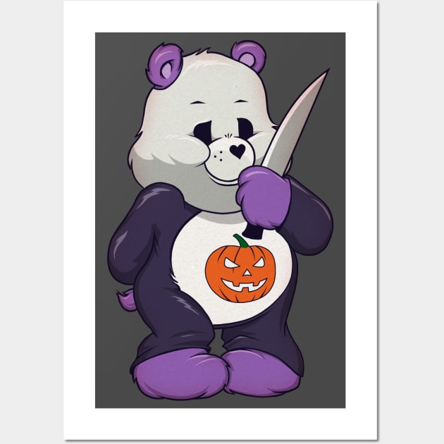 Michael Myers Care Bear Wall Art by willblackb4